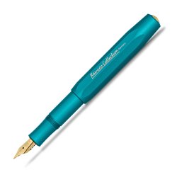 Kaweco - Kaweco AL Sport Dolma Kalem Iguana Blue M Uç 11000142