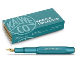 Kaweco - Kaweco AL Sport Dolma Kalem Iguana Blue M Uç 11000142 (1)