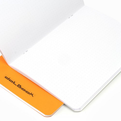 Rhodia Stapled Noktalı Defter Turuncu A5