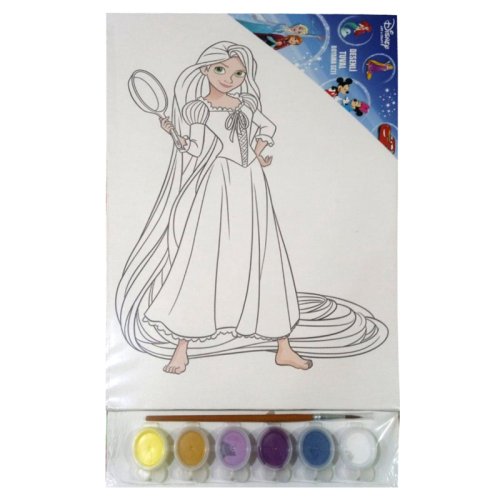 Ponart Rapunzel baskılı tuval 25x35cm TWD-C104 The Walt Disney