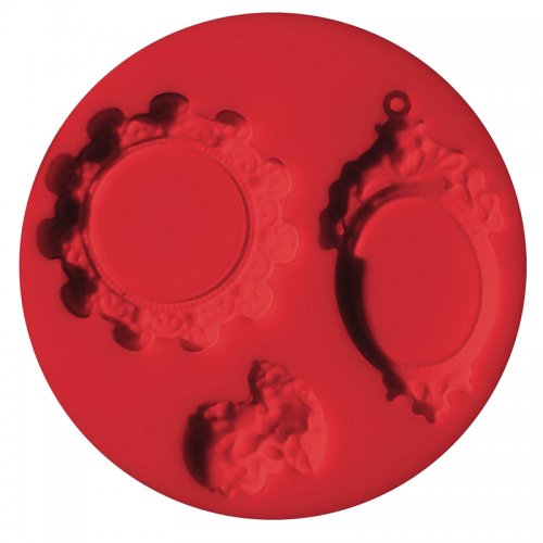 8725 25 Aksesuar FIMO® Silicone Push Mould Kalıp Minyatür