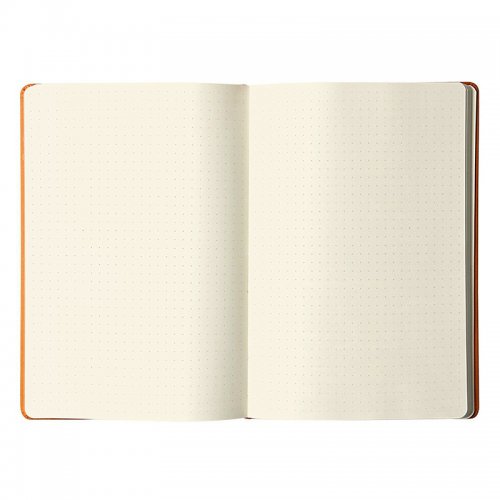 Rhodia Boutıque Sert Kapak Defter Noktalı Turuncu 9x14cm