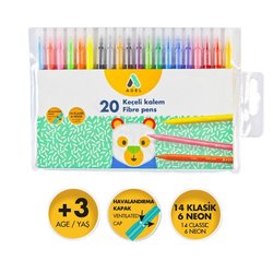 Faber Castell - Adel Keçeli Kalem 20li 2220223100