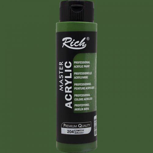 Rich Master Akrilik Boya 500ml 204 Çimen - 204 Çimen