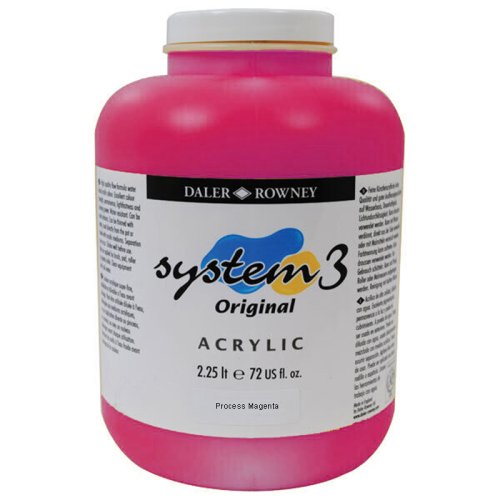 Daler Rowney System 3 Akrilik Boya 2500ml Process Magenta