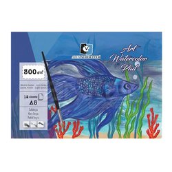 Alex Schoeller Art Watercolor Blok İnce Dokulu Ekstra White 300g 12 Yp - Thumbnail