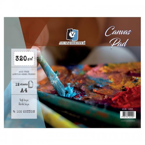 Alex Schoeller Canvas Pad 320g 12 Yaprak