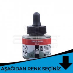 Talens Amsterdam Acrylic Ink 30ml Mavi Tonlar - Thumbnail