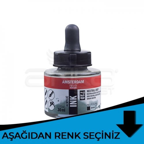 Talens Amsterdam Acrylic Ink 30ml Mavi Tonlar