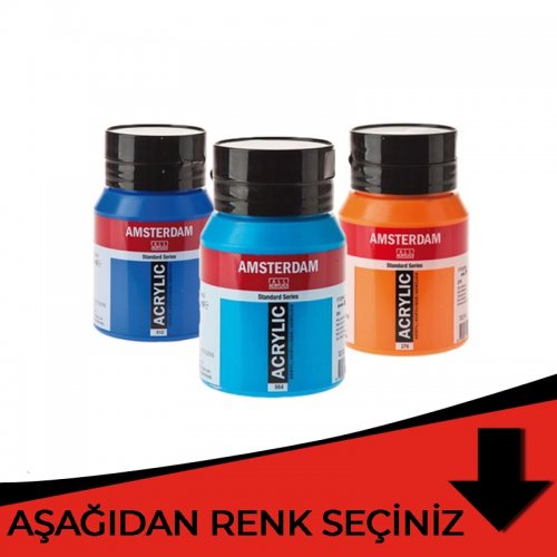 Amsterdam Akrilik Boya 500ml Kırmızı Tonlar