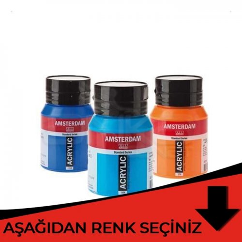 Amsterdam Akrilik Boya 500ml Kırmızı Tonlar