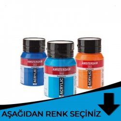 Amsterdam - Amsterdam Akrilik Boya 500ml Mavi Tonlar (1)