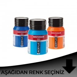 Amsterdam - Amsterdam Akrilik Boya 500ml Siyah Tonlar