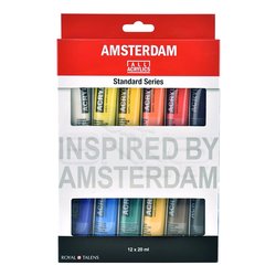 Amsterdam - Amsterdam Akrilik Boya Seti Ana Renkler 12x20ml (1)