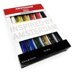 Amsterdam Akrilik Boya Seti Ana Renkler 12x20ml - Thumbnail