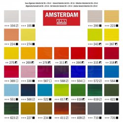 Amsterdam Akrilik Boya Seti Ana Renkler 36x20ml - Thumbnail