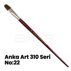 Anka Art 310 Seri Kedi Dili Samur Fırça - Thumbnail