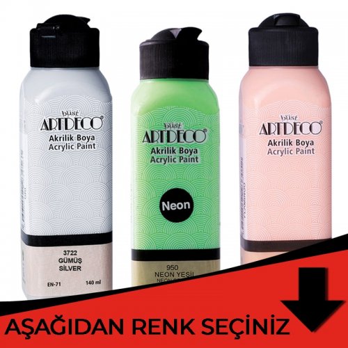 Artdeco Akrilik Boya 140ml Kırmızı Tonlar