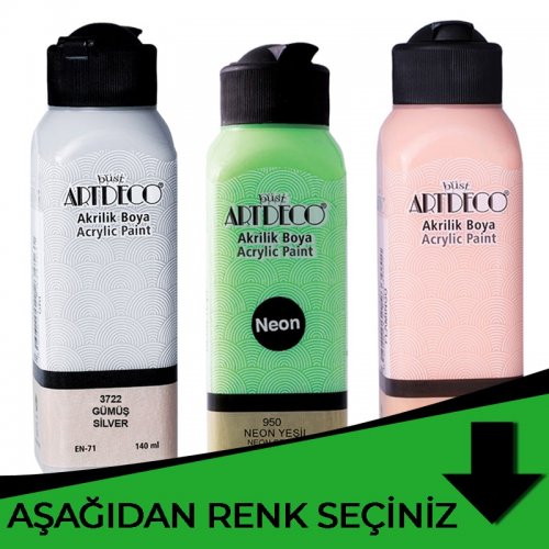 Artdeco Akrilik Boya 140ml Yeşil Tonlar