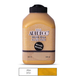 Artdeco - Artdeco Akrilik Boya Metalik 500ml 3721 Altın