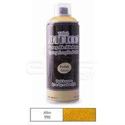 Artdeco - Artdeco Akrilik Sprey Boya 400ml 990 Altın