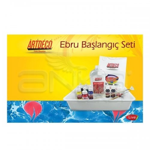 Artdeco Ebru Seti 6x30ml Temel Renkler