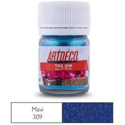 Artdeco - Artdeco Toz Sim (Glitter) 309 Mavi