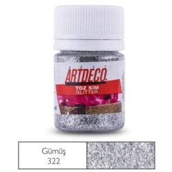 Cernit - Artdeco Toz Sim (Glitter) 322 Gümüş