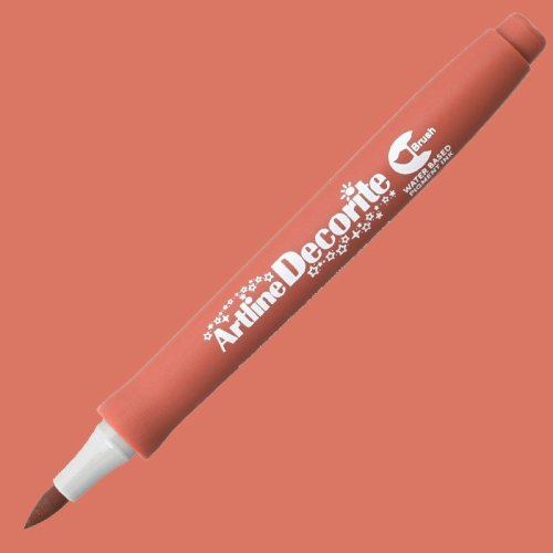 Artline Decorite Brush Marker Brown - Brown