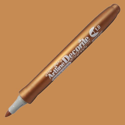 Artline Decorite Coloring Marker Kalem Yuvarlak Uç 1.0 Bronze - Bronze