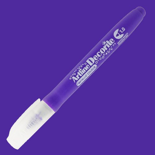 Artline Decorite Coloring Marker Kalem Yuvarlak Uç 1.0 Metalik Purple - Metalik Purple