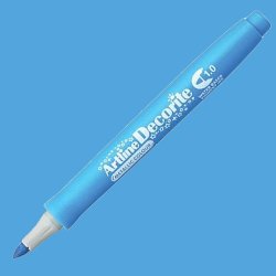 Artline - Artline Decorite Coloring Marker Kalem Yuvarlak Uç 1.0 Metalik Blue