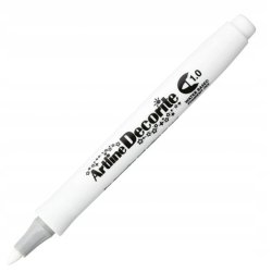 Artline - Artline Decorite Coloring Marker Kalem Yuvarlak Uç 1.0 White