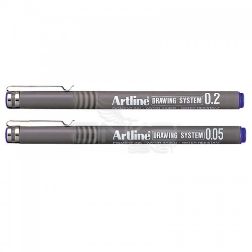 Artline Drawing System Teknik Çizim Kalemi Mavi