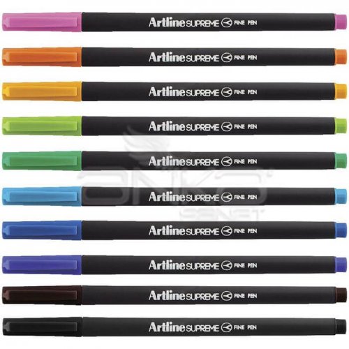 Artline Supreme Fine Pen 0.4mm 10lu Set