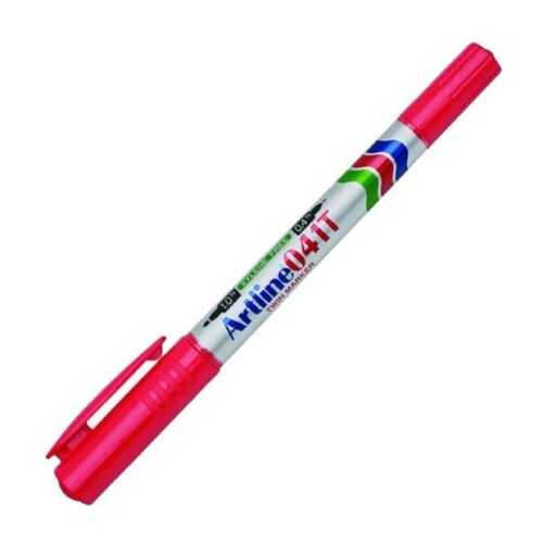 Artline Twin Marker Permanent Kalemi 041T Kırmızı - Kırmızı