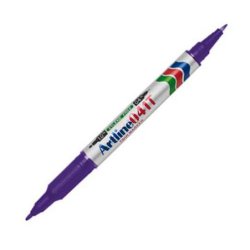 Artline - Artline Twin Marker Permanent Kalemi 041T Mor