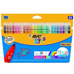 Pebeo - Bic Kids Couleur 24lü Keçeli Boya Kalemi