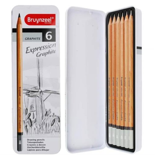 Bruynzeel Expression Graphite Dereceli Kalem 6lı Set