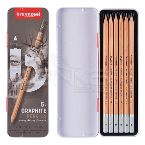 Bruynzeel Expression Graphite Dereceli Kalem 6lı Set