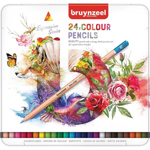 Bruynzeel Expression Series Kuru Boya Kalem Seti 24lü 60312024