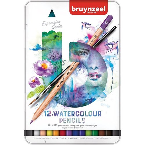 Bruynzeel Expression Series Sulu Boya Kalem Seti 12li 60313012