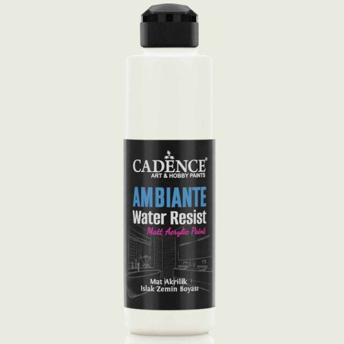 Cadence Ambiente Suya Dayanıklı Akrilik Boya 250ml 02 Pak Beyaz - 02 Pak Beyaz