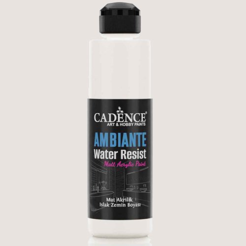 Cadence Ambiente Suya Dayanıklı Akrilik Boya 250ml 04 Antik Beyaz - 04 Antik Beyaz