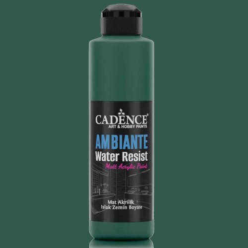 Cadence Ambiente Suya Dayanıklı Akrilik Boya 250ml 14 Zümrüt - 14 Zümrüt