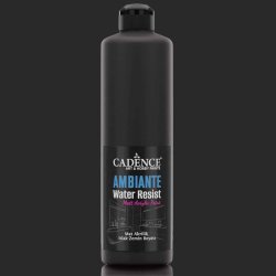 Cadence - Cadence Ambiente Suya Dayanıklı Akrilik Boya 500ml 24 Siyah