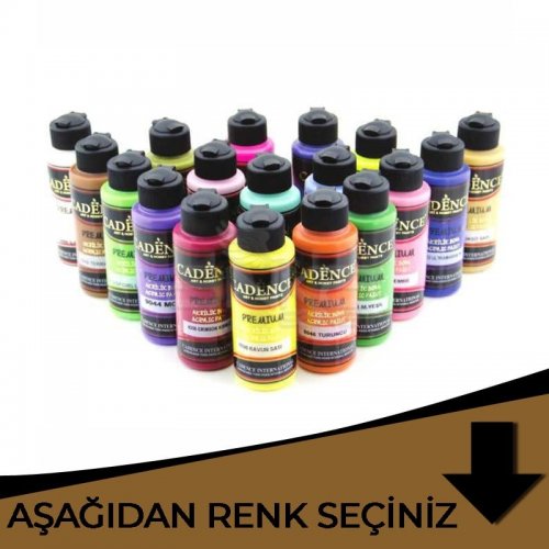 Cadence Premium Akrilik Boya 120ml Kahve Tonlar