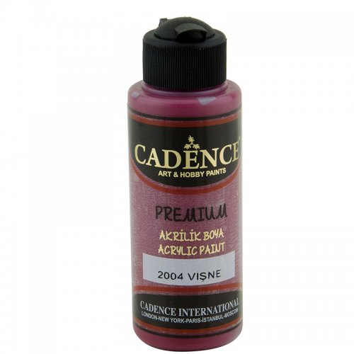 Cadence Premium Akrilik Boya 120ml 2004 Vişne