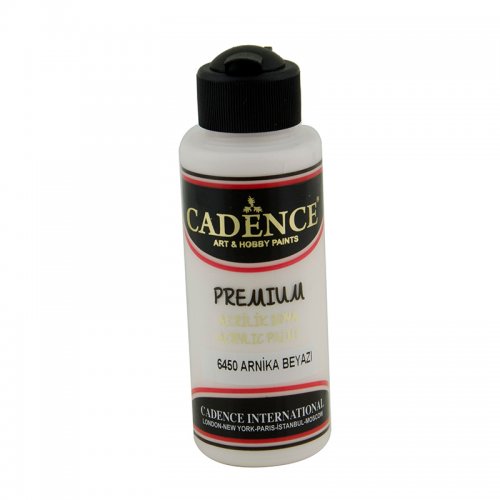 Cadence Premium Akrilik Boya 120ml 6450 Arnika Beyaz