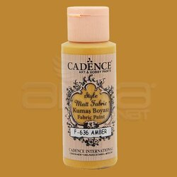 Cadence - Cadence Style Matt Fabric Kumaş Boyası 59ml F636 Amber